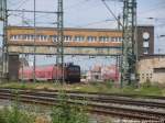 143 816 abgestellt am Hp5 in Halle (Saale) am 14.6.15