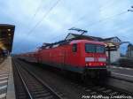 143 910 im Bahnhof Bitterfeld am 17.11.15