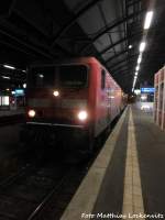 143 285 im Bahnhof Halle (Saale) Hbf am 15.1.16