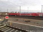 143 XXX abgestellt im Morgenlichen Bahnhof Halle-Nietleben am 27.2.16