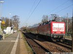 143 822 im Bahnhof Halle-Sdstadt am 21.4.16