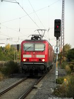 143 903 bei der einfahrt in Halle-Nietleben am 14.9.16