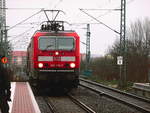 143 034 als S9 mit ziel Halle/Saale Hbf bei der Einfahrt in den Bahnhof Delitzsch ob Bf am 25.1.18