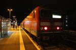 143 137 als S7 mit ziel Halle-Nietleben im Bahnhof Halle/Saale Hbf am 8.12.19