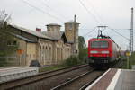 143 114 verlsst als S9 mit ziel Eilenburg den Bahnhof Delitzsch ob Bf am 4.5.20