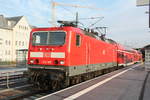 143 168 als S7 mit ziel Halle-Nietleben im Bahnhof Halle/Saale Hbf am 18.8.20