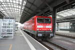 143 932 im Bahnhof Halle/Saale Hbf am 21.4.22