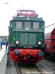 E44 044 im Bahnhof Grokorbetha am 16.4.16