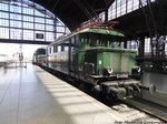 E44 046 auf dem Museumsgleis im Leipziger Hbf am 25.4.16