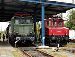 E 44 002 und E 69 03 stehen im museum koblenz-ltzel,15.10.16