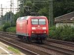 145 015-4 ist am 02.08.13 solo durch hh-harburg gefahren