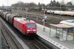 Am 7 Januar 2014 passiert 145 040 Gladbeck-West.