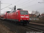 146 023 als S3 mit ziel Markkleeberg-Gaschwitz lsst Delitzsch hinter sich am 7.3.16