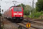 Am 31 Mai 2019 treft ein RB nach Basel Bad mit 146 203 in Bad Krozingen ein.