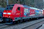 Am 29 Dezember 2019 wurde Werbe-TRAXX 146 229 in Triberg erwischt.