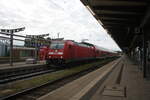 146 276 im Bahnhof Rostock Hbf am 20.9.21