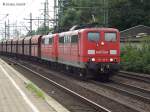 151er in doppelpack zogen einen erzzug am 02.08.13 durch hh-harburg