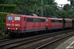 151 106-2 zog mit einer schwesterlok einen erzzug durch hh-harburg,datum 01.08.14