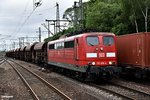 151 006-4,zog einen kurzen schotterzug durch hh-harburg,24.05.16