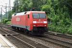 152 075 fuhr solo am 13.06.13 durch bhf harburg