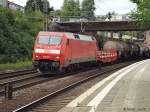 152 007-1 fuhr mit einen gemischten gterzug am 21.08.13 durch hh-harburg