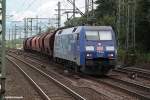 152 137-6 fuhr mit einen ganzzug am 13.09.13 durch hh-harburg