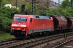 152 056-8 zog einen ganzzug durch hh-harburg,datum 22.04.14