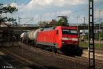 152 054-3 ist mit einen tankzug am 29.04.14 durch hh-harburg gefahren