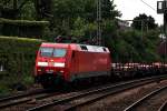 152 050-1 ist mit einen güterzug durch hh-harburg gefahren,datum 29.07.14