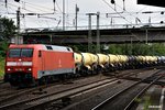 152 156-6 zog einen tanker durch hh-harburg,08.07.16