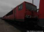 155 101 abgestellt in Mukran/Rgen am 2.1.16