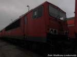 155 008 abgestellt in Mukran/Rgen am 2.1.16