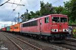 155 113-4 zog einen kastenzug durch hh-harburg,15.07.17