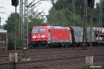 185 331-3 fuhr mit hoher geschwindigkeit am 18.09.13 mit einen gterzug durch hh-harburg