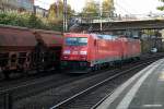 185 365-4 wurde von einer schwesterlok am 24.10.13 durch hh-harburg gezogen