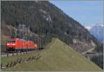 Zwei DB 185 auf der Gotthard Nord Rampe.