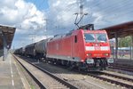 DB 185 031 durchfahrt am 28 April 2016 Stendal.