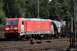 185 328-9 fuhr mit einen mischer durch hh-harburg,05.08.16