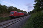 187 163-1 mit dem AUDI-Zug aus Bad Friedrichshall Hbf in Neckargerach gen Heidelberg fahrend am 28.5.2024