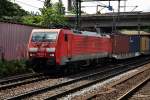 189 014-4 zog am 13.06.14 einen kastenzug durch hh-harburg