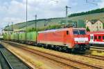 Hangartner mit 189 026 -der kurz davor der Holland-Latz bekommen hat- treft am 21 Mai 2010 in Wrzburg Hbf ein.