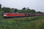 Erzzug mit 189 040 passiert Dordrecht Zuid/Bezuidendijk am 23 Juli 2016.