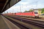 Erzbomber mit 189 036 durchfahrt in aller Rühe am 29 April 2018 Trier.