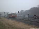 172 171 + 172 132 beim Verlassen des Bahnhofas Putbus in Richtung Lauterbach Mole am 3.3.14