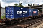 container-tragwagen der gattung SGMNSS 731,zugelassen auf 31 80 4578 058-8,harburg 20.08.16