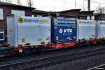 containertragwagen der gattung SGGRRS,uic-nr.31 81 4854 140-8,hh-harburg 15.02.17