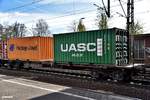 container-tragwagen der gattung SGMNSS 731,uic.-nr.31 80 4578 075-2,harburg 22.04.17