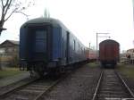 Post und Mitropawagen im DB Museum Halle Saale am 15.2.14