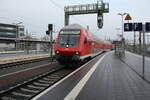 143 168 von Eilenburg kommend bei der Einfahrt in den Endbahnhof Halle/Saale Hbf am 29.4.21