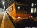 Wittenberger Steuerwagen mit ziel Eisenach im Hallenser Hbf am 4.1.15